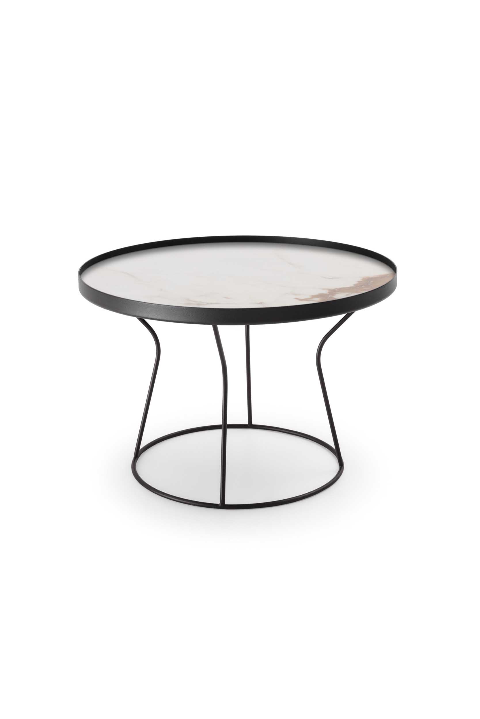 Low Jago table with a light-colored gres top.