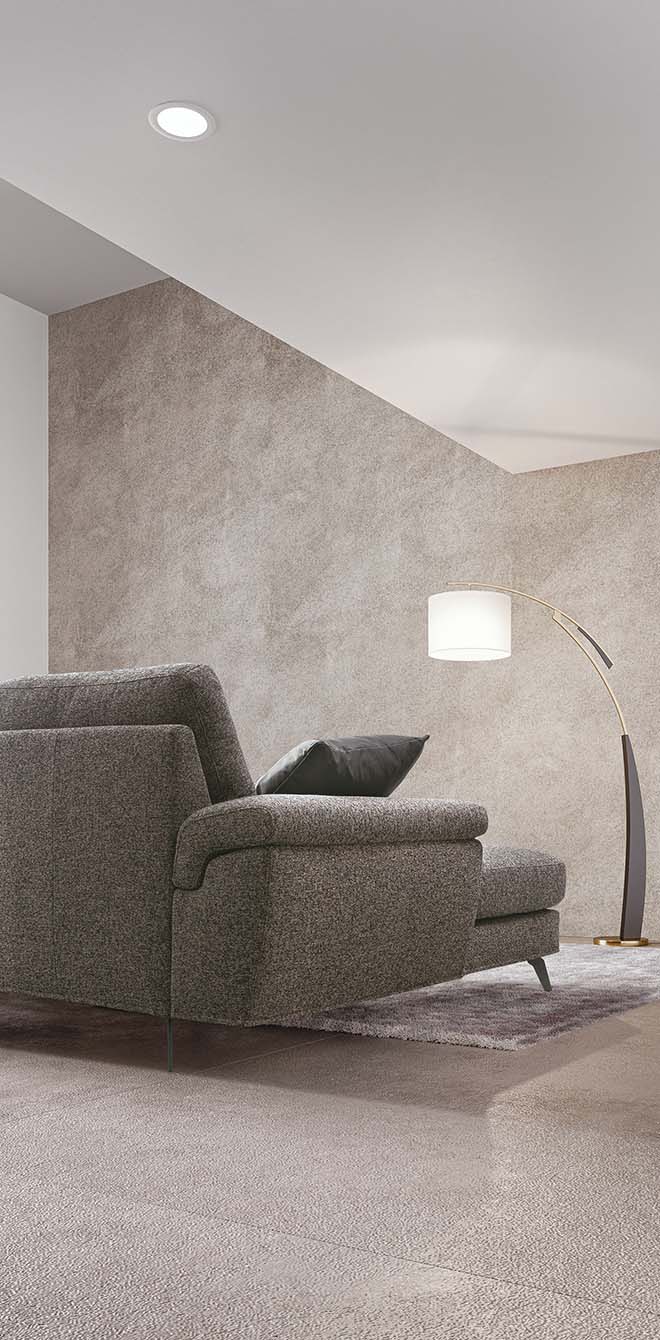 Cupido sofa seen from the back
