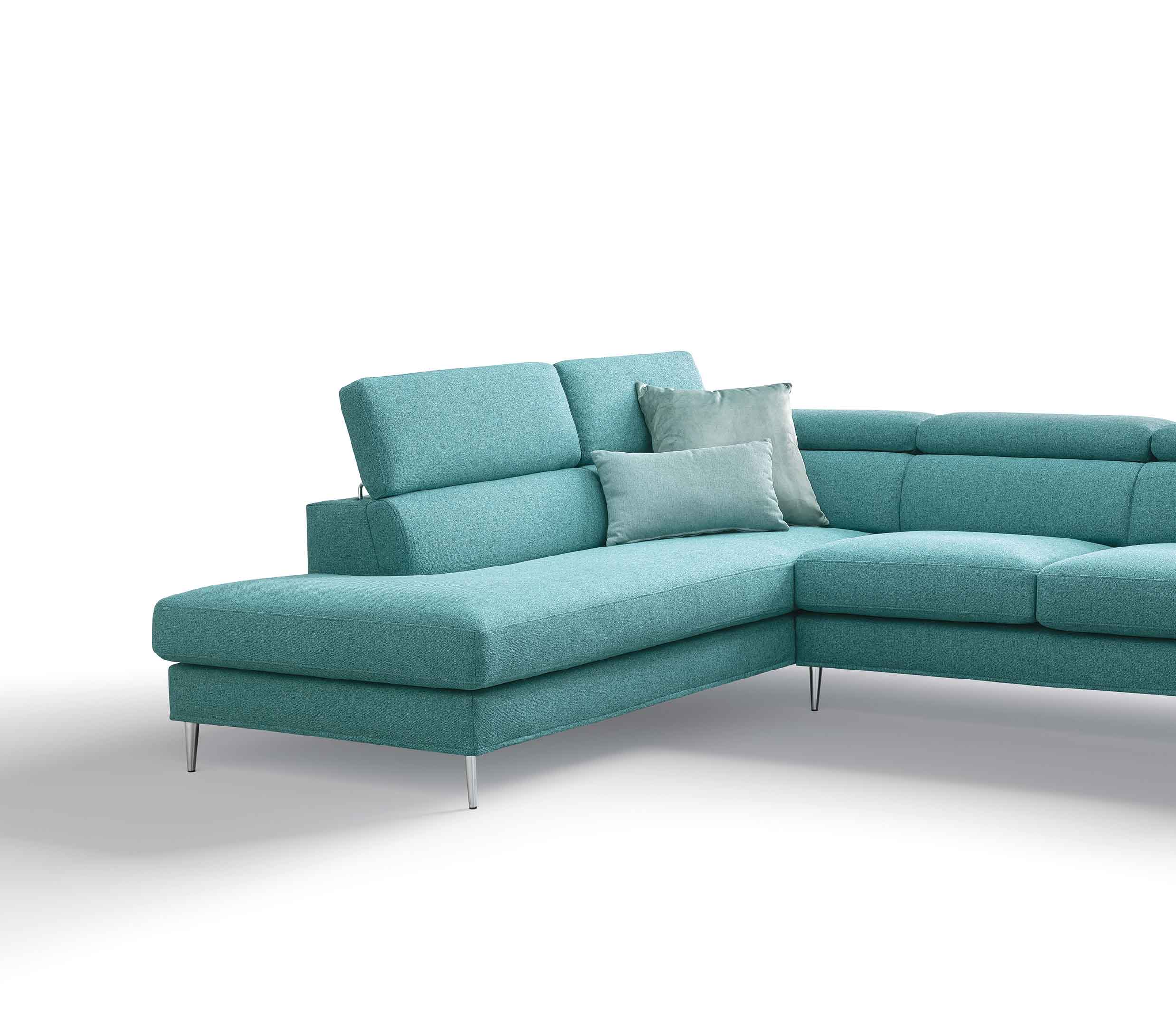Greta sofa in corner composition with chaise longue