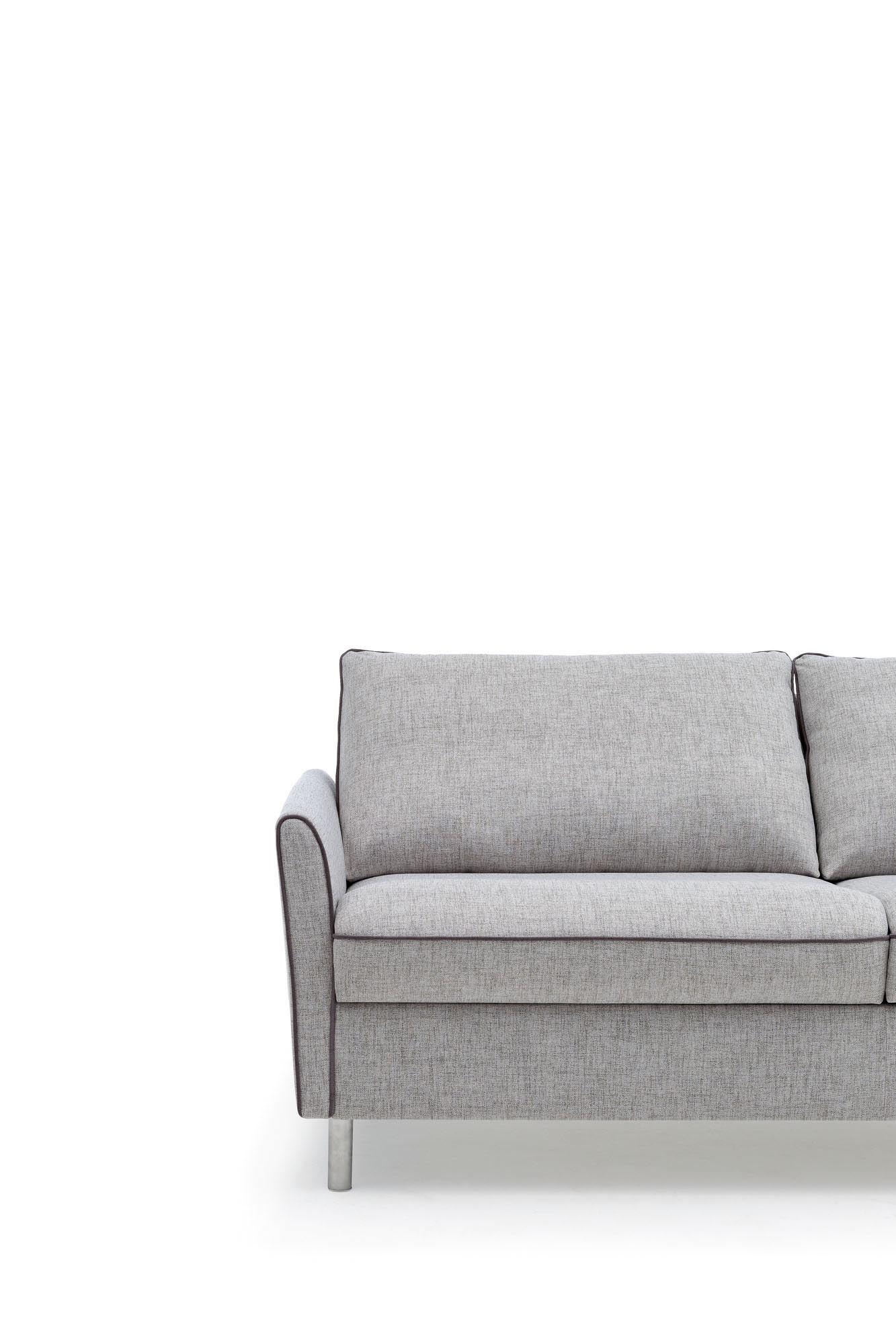 Bali sofa bed with Kama armrest - front view