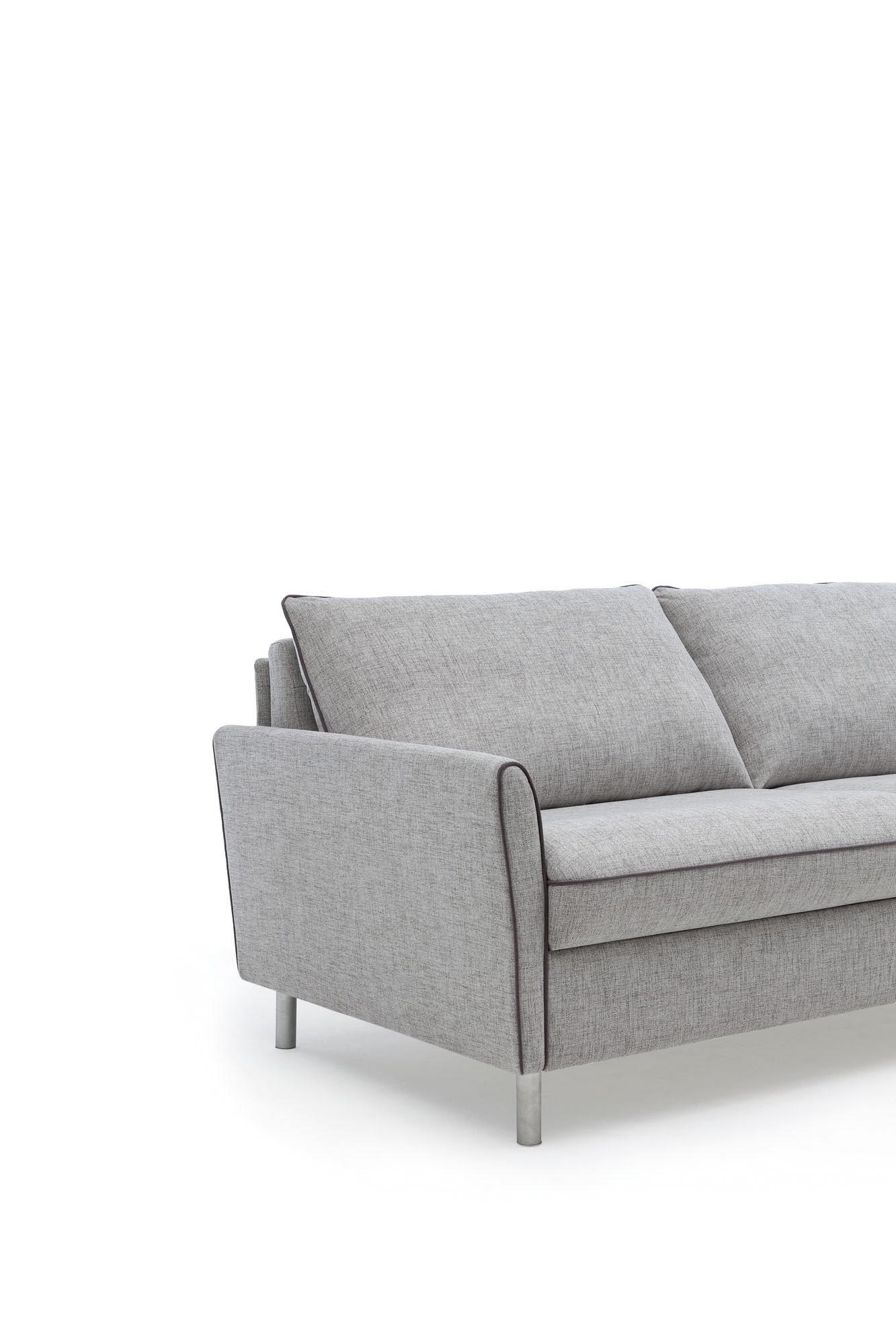 Bali sofa bed with Kama armrest - side view