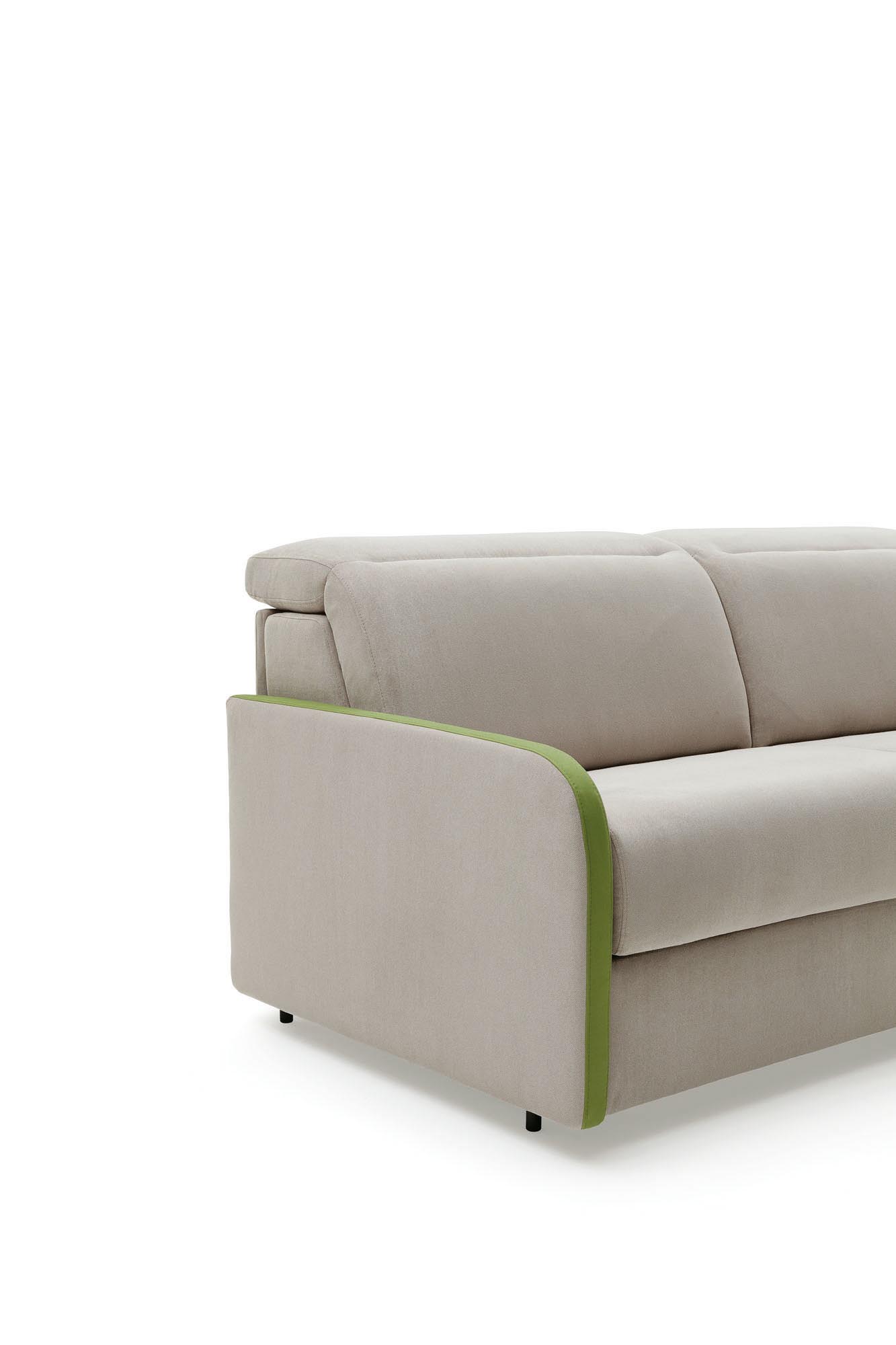 Happy armrest of the Barbados sofa bed