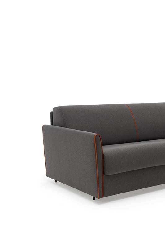 Glamour armrest for the Madeira convertible sofa - side view