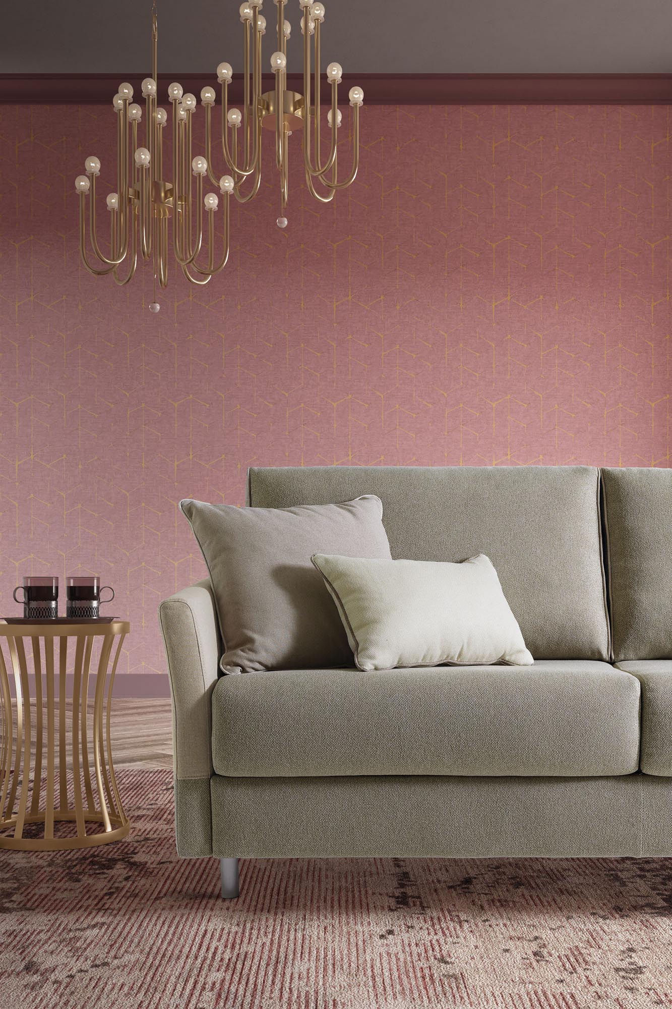 Maldive sofa bed seat with high feet