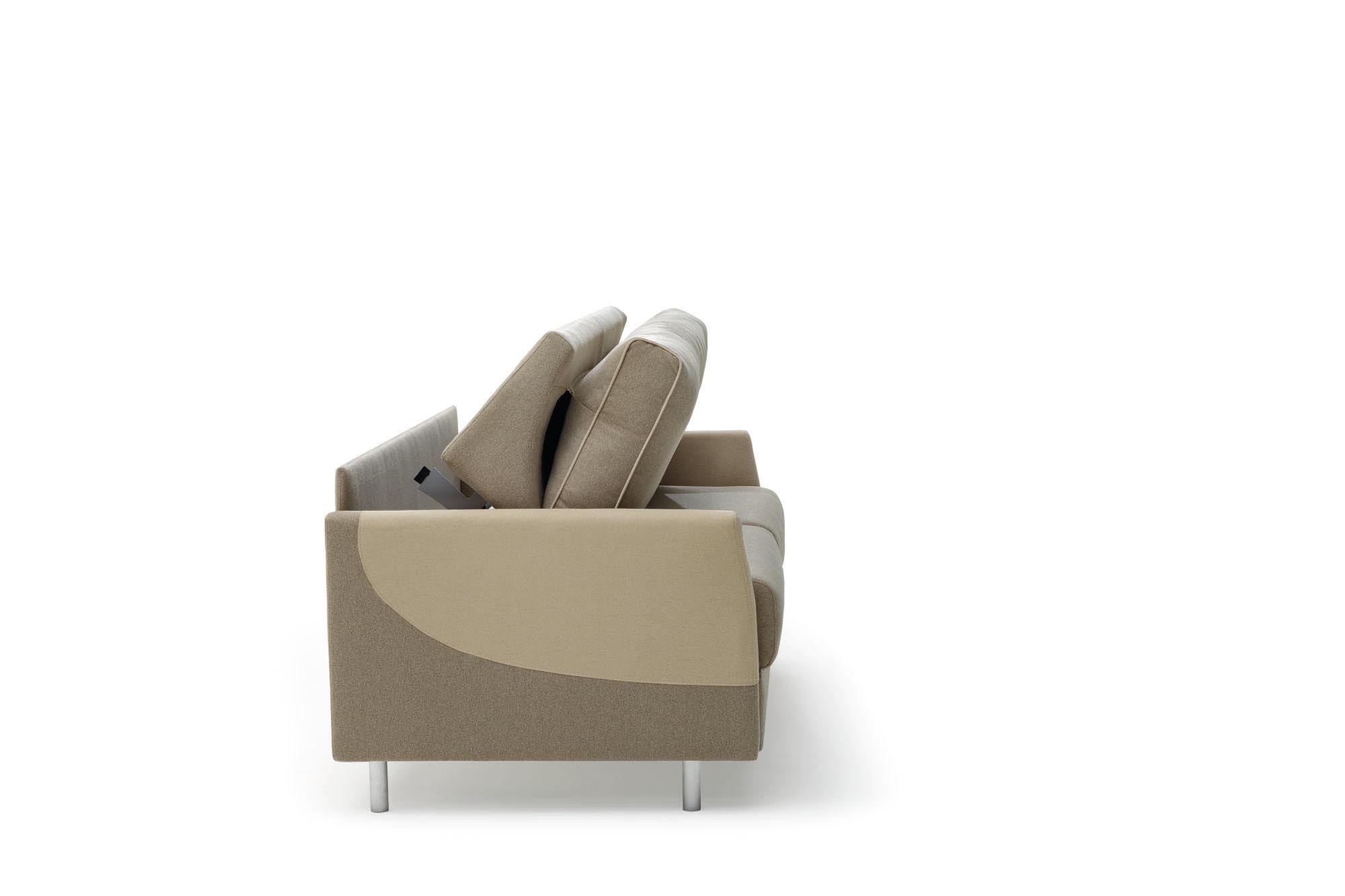 Bed mechanism in opening phase - step 1