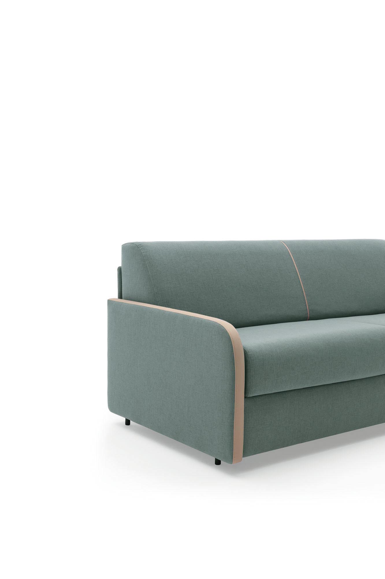 Naxos convertible sofa with Happy model armrest