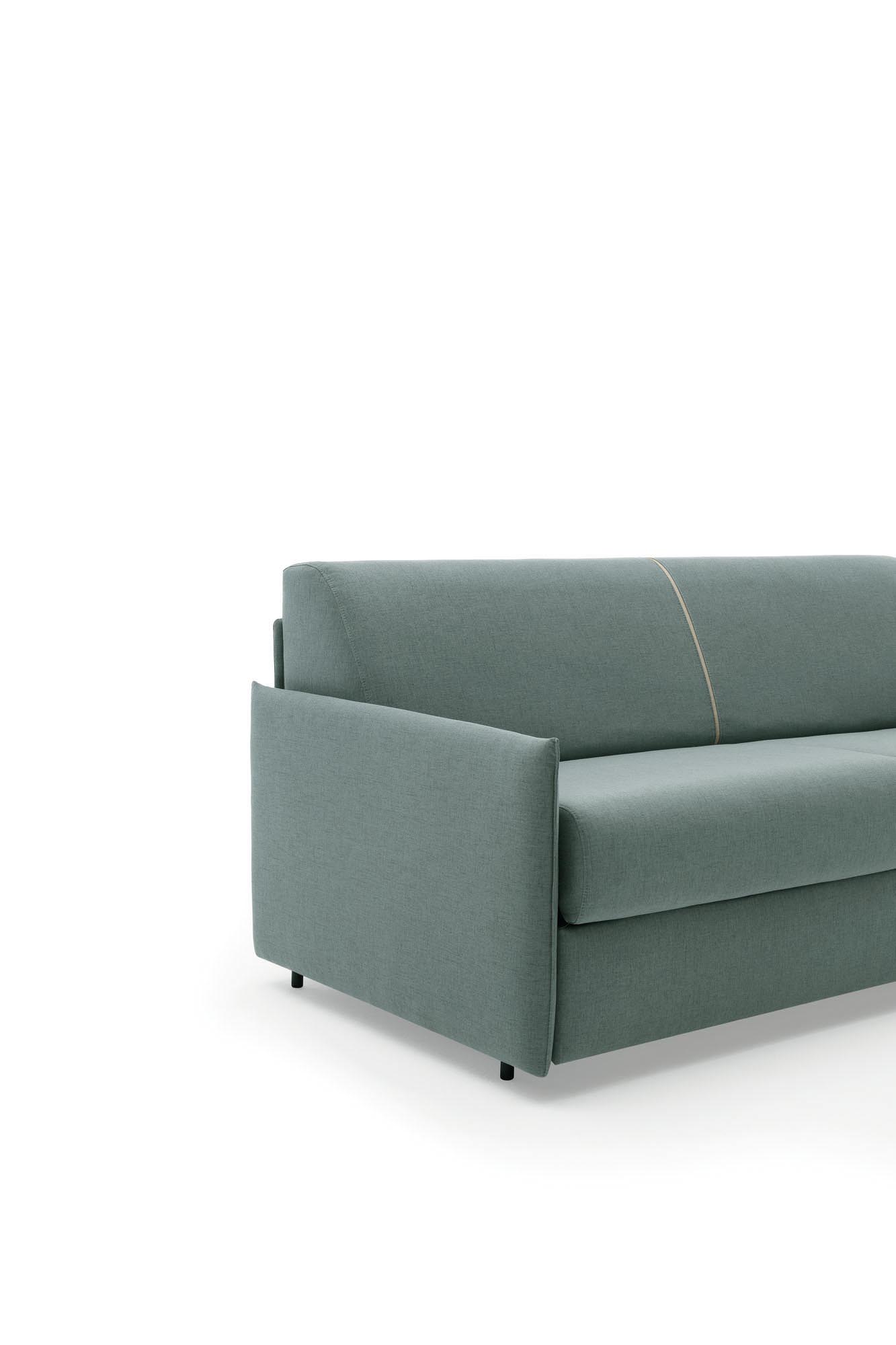 Naxos convertible sofa with Slim space-saving armrest