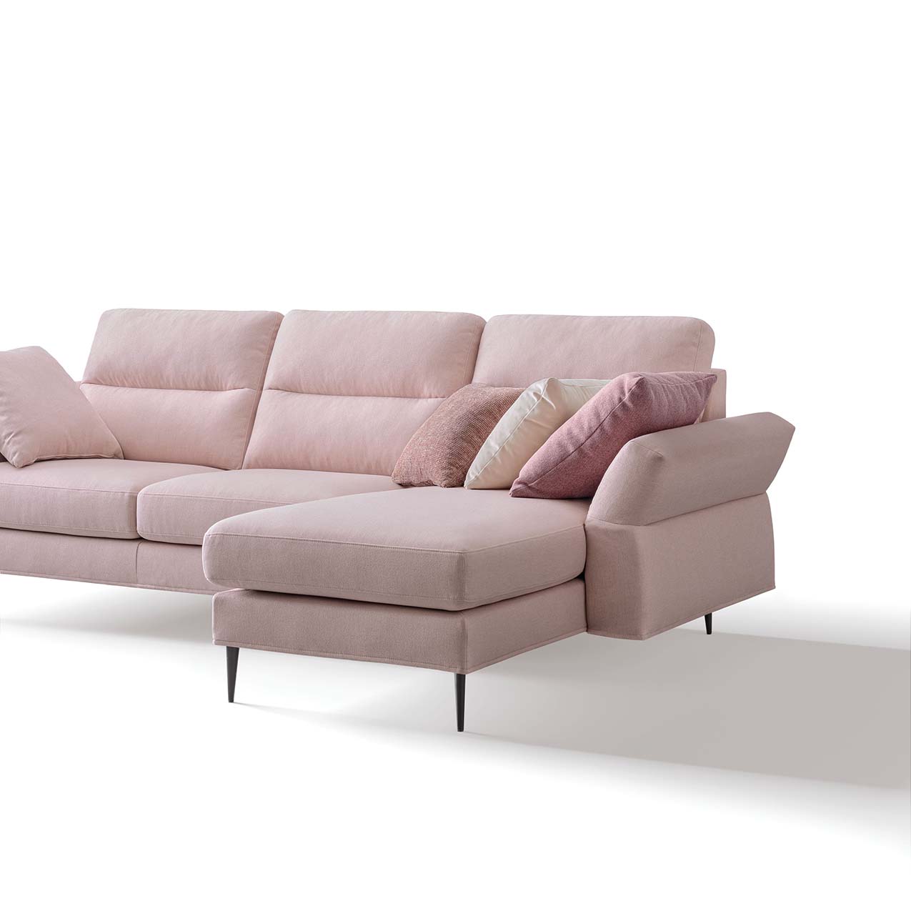 Thoas LeComfort sofa with adjustable armrests and a choice of different backrest types
