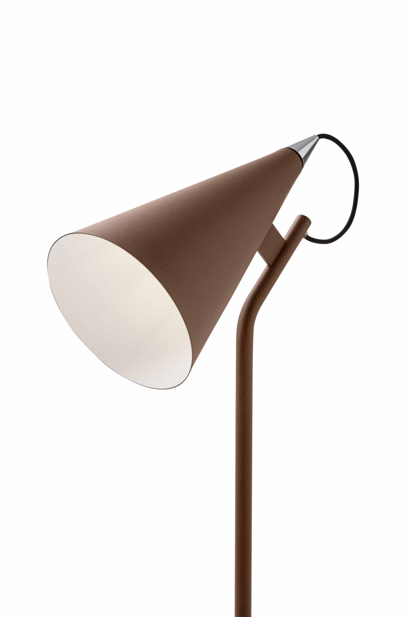 Beacon lamp in Corten color