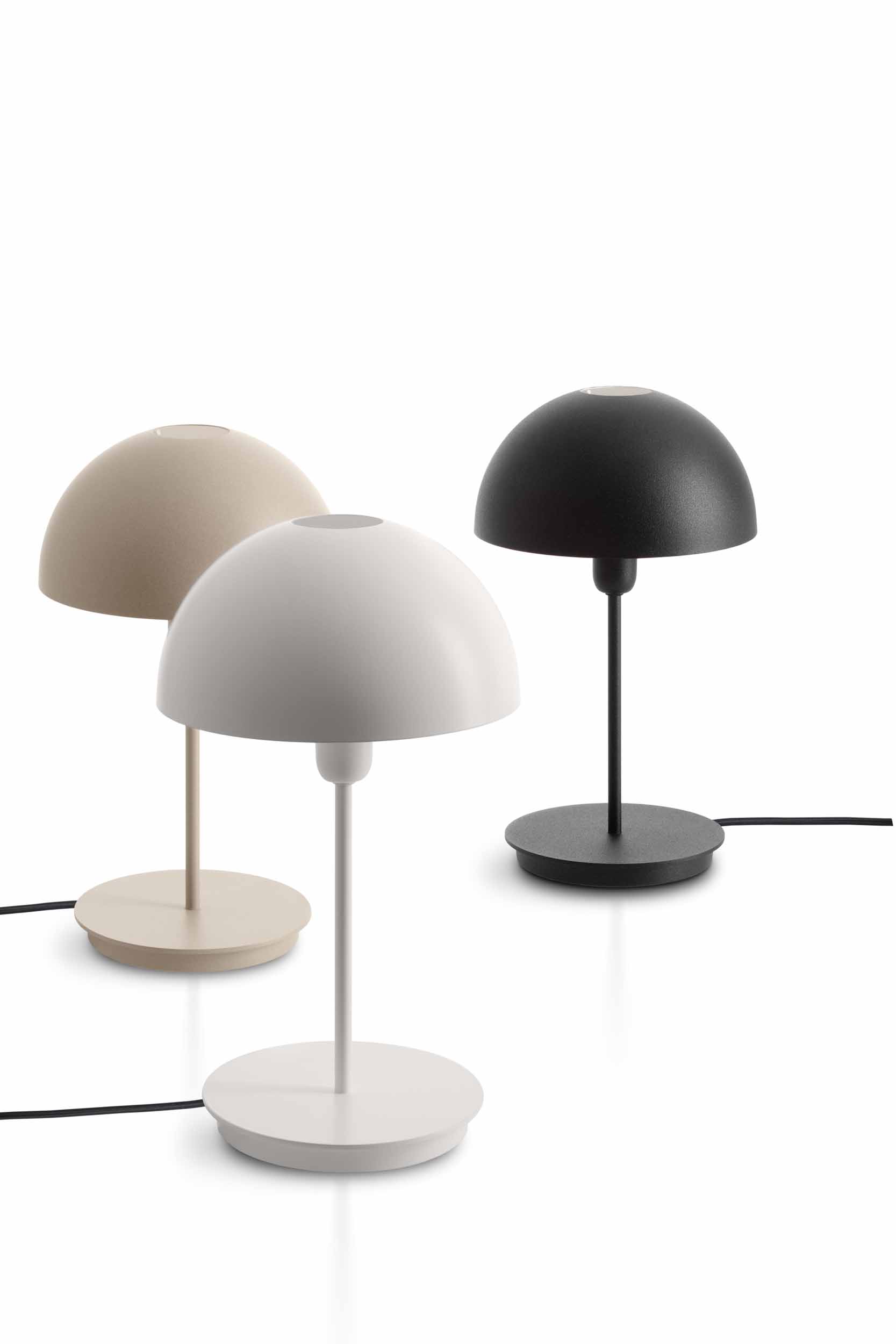 Dome table lamp in various colors