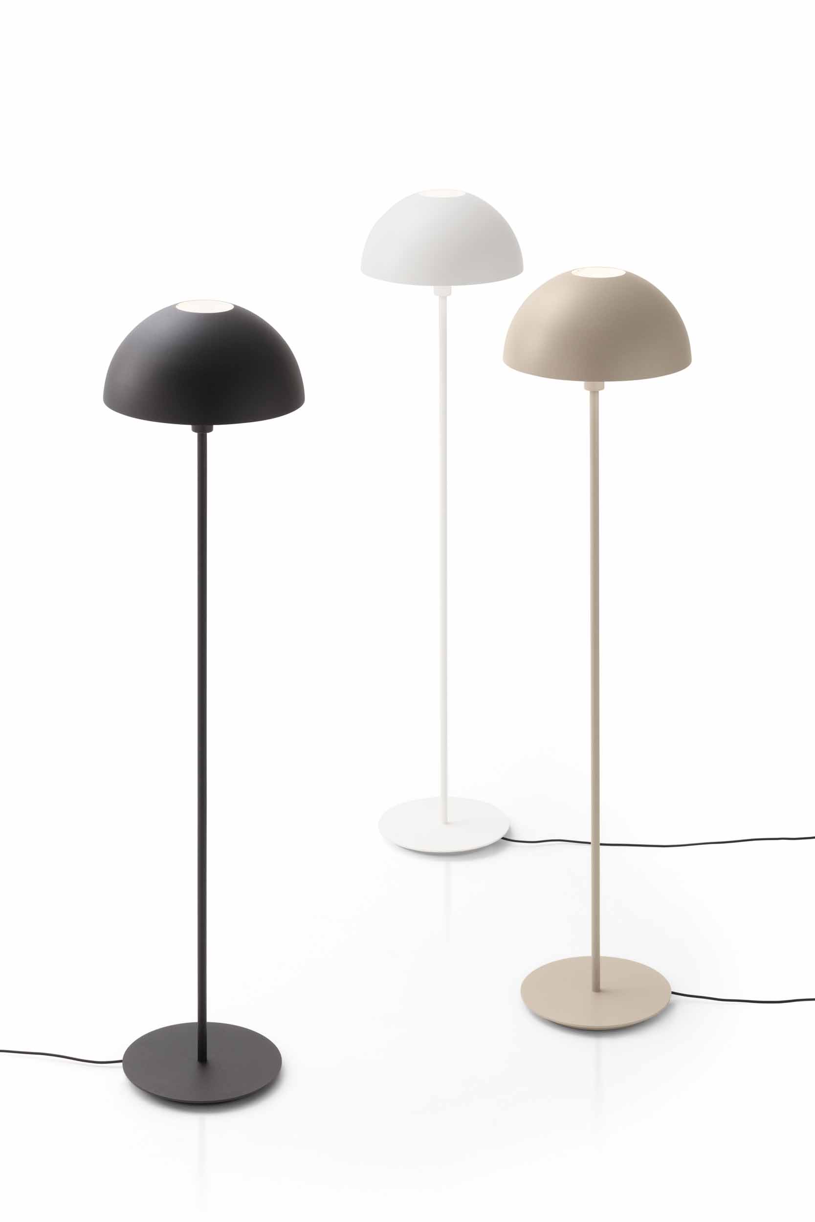 Dome floor lamp in various colors