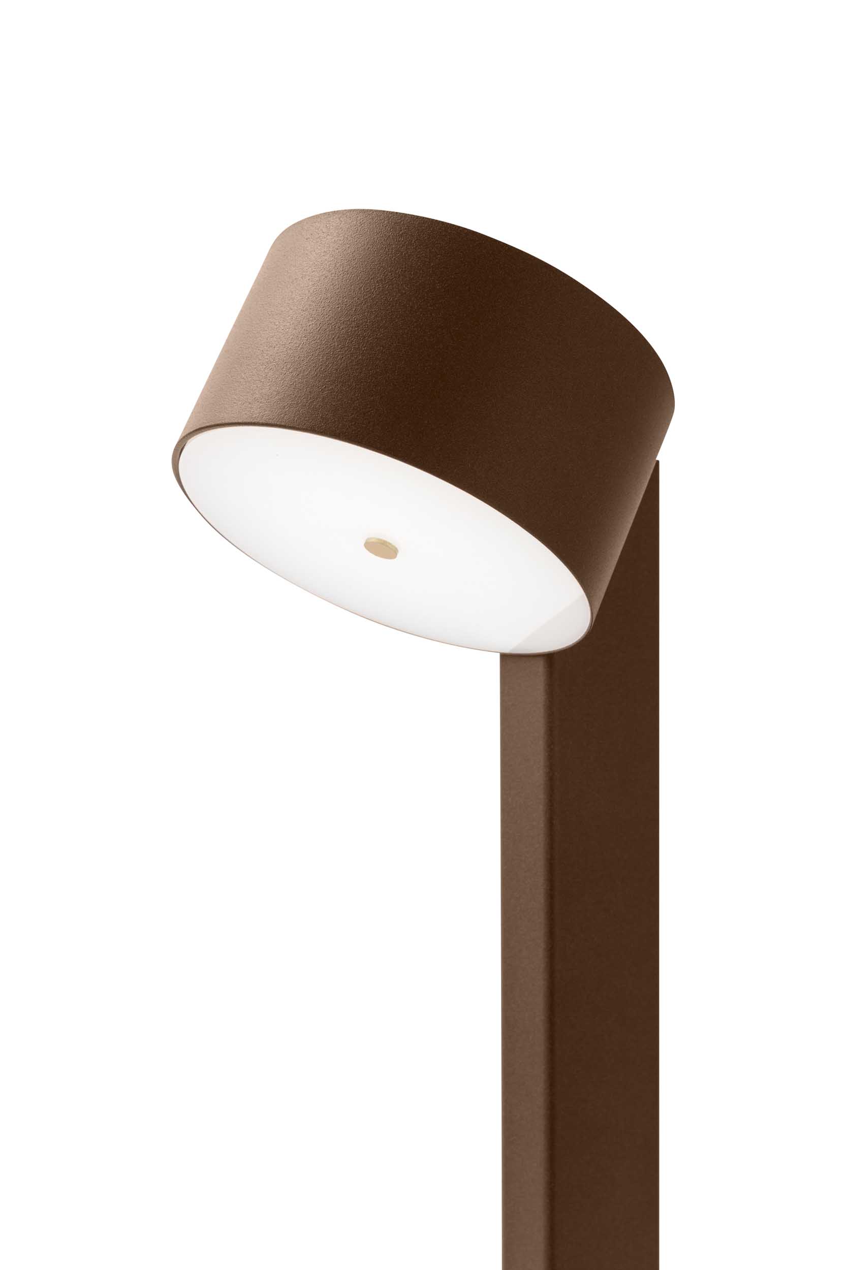 Modern Ela lamp in Corten color
