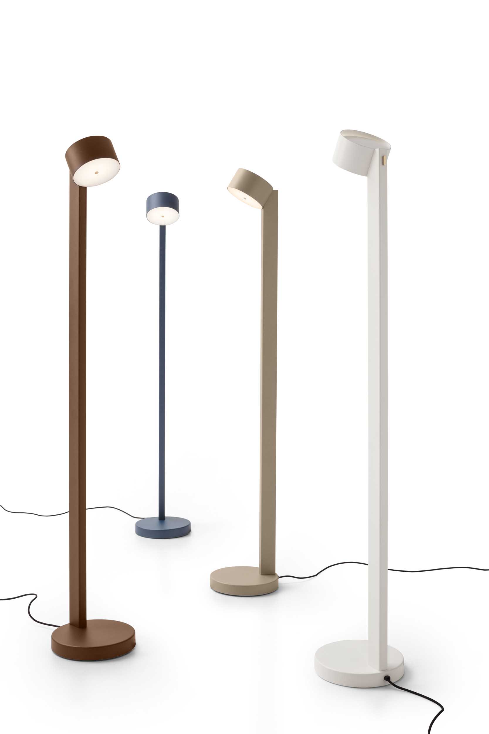Ela floor lamp in various color versions