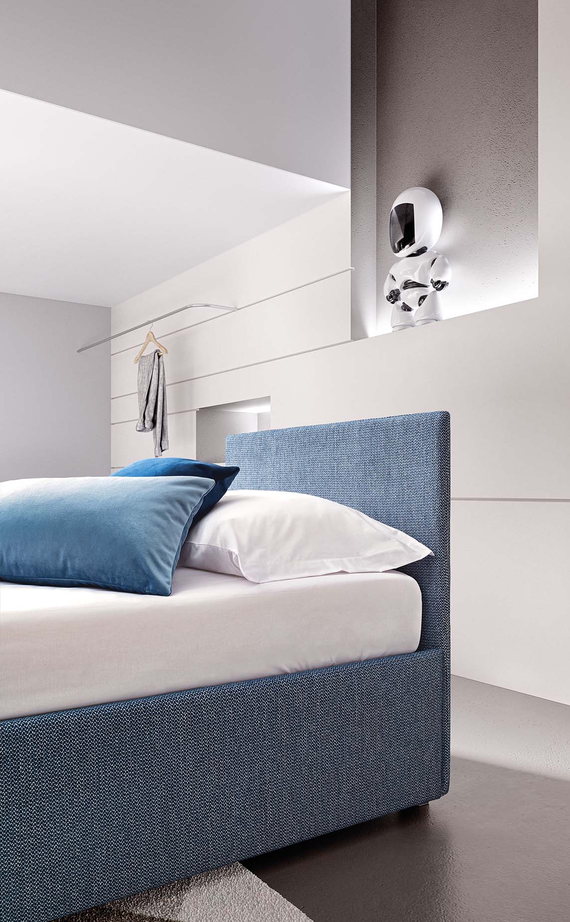 Detail of the Gelsomino bed headboard