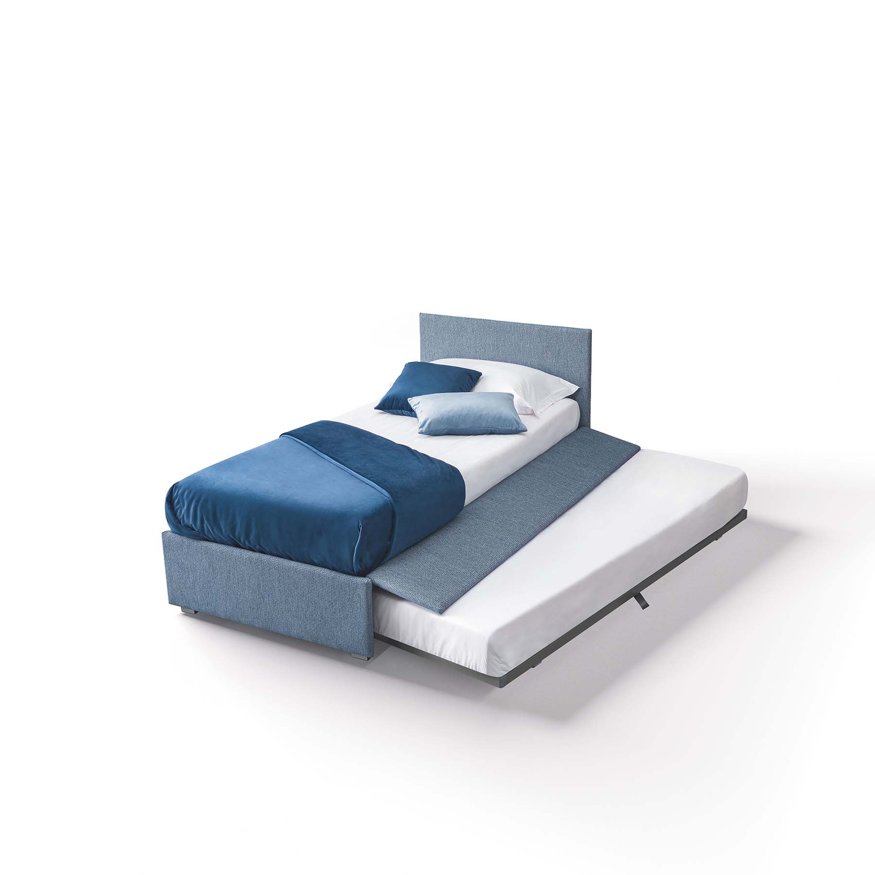 Additional bed pull-out from the base of the bed - step 1