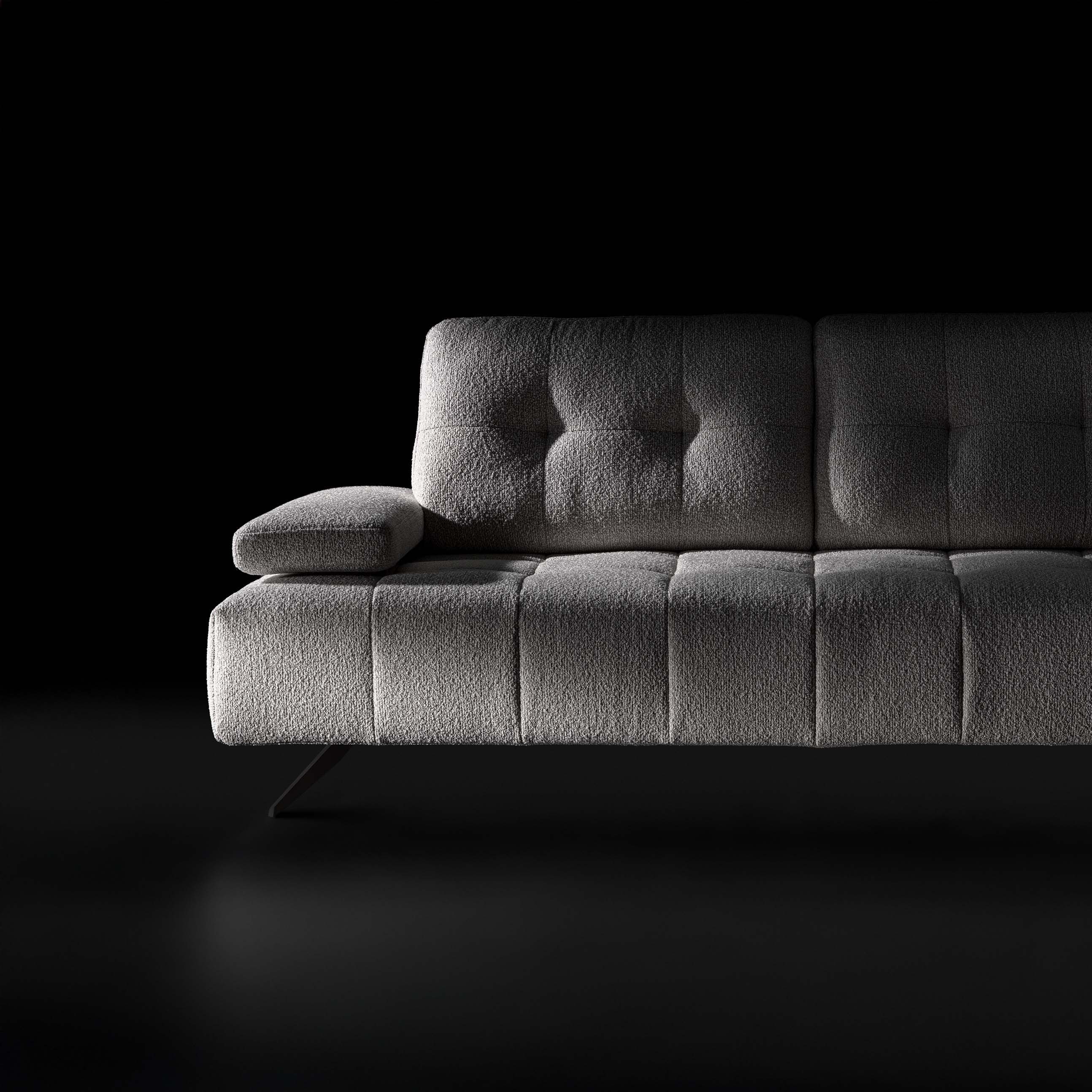 Designer sofa with a luxurious style