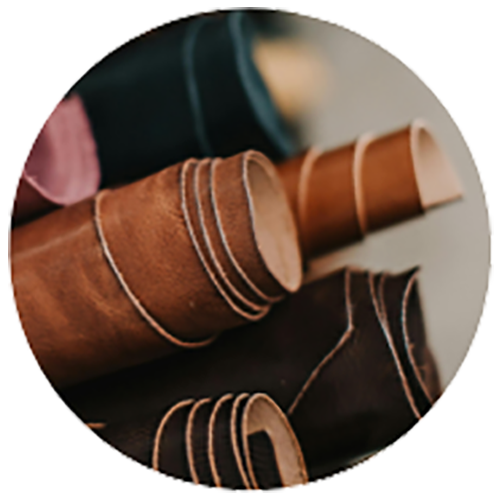 Image of premium-quality leather used in productions